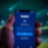 User interface of the 1xbet mobile login page demonstrating ease of access