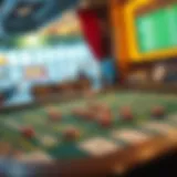 Overview of the 21 game layout