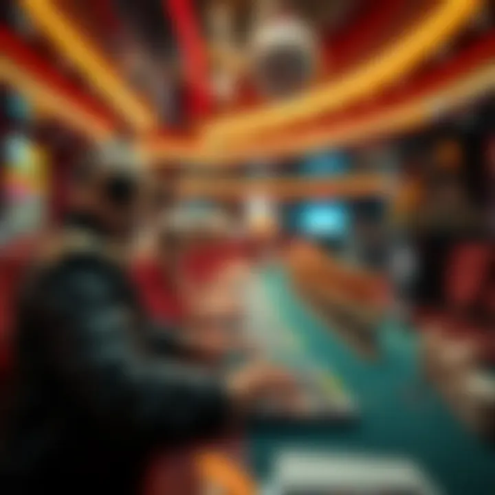 Future of Online Casinos and Legal Considerations A futuristic depiction of the evolution of online casinos and legal aspects