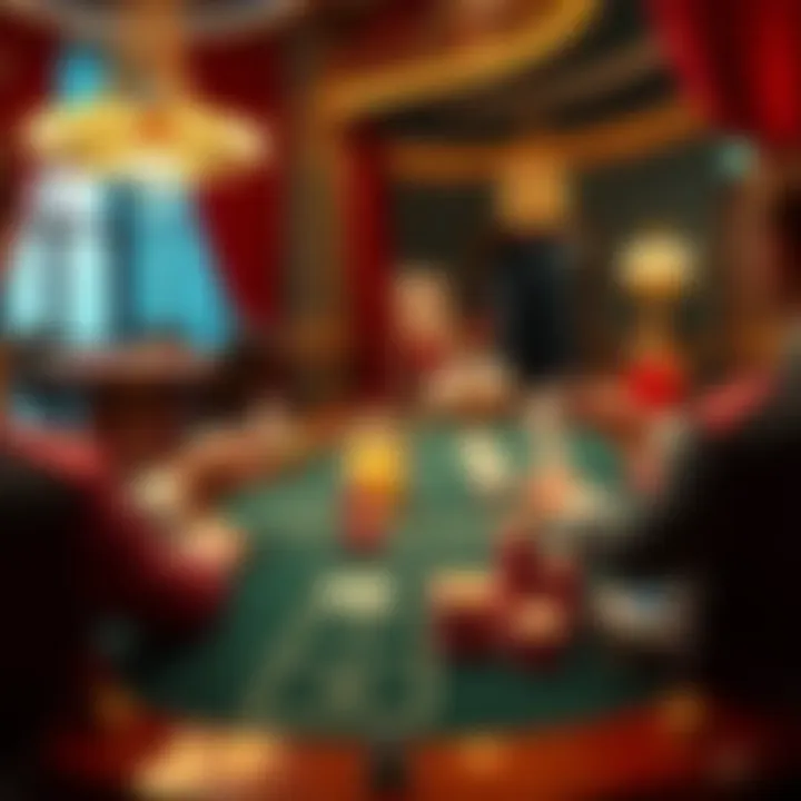 Intricate Setup of Baccarat Game Intricate baccarat game setup