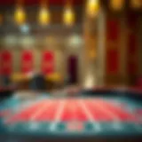 Baccarat Game Layout Illustration of baccarat game layout