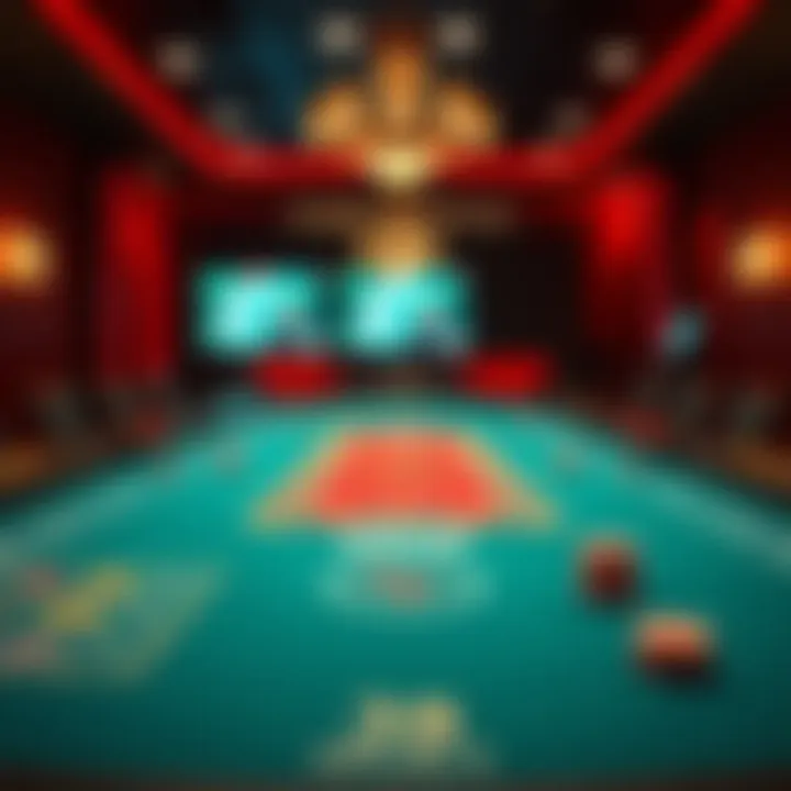 A visual representation of online baccarat platforms