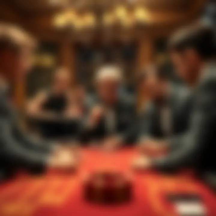 Mastering the Art of Baccarat Strategy Players engaged in a strategic baccarat session