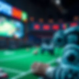 Visual representation of cloud gaming technology