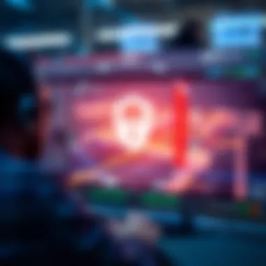 An illustration of navigating through VPN services