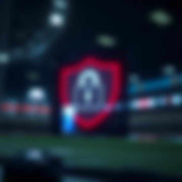 A secure connection symbol for safe browsing