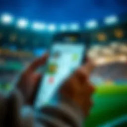 User interface of bet365mobile showcasing user-friendly navigation