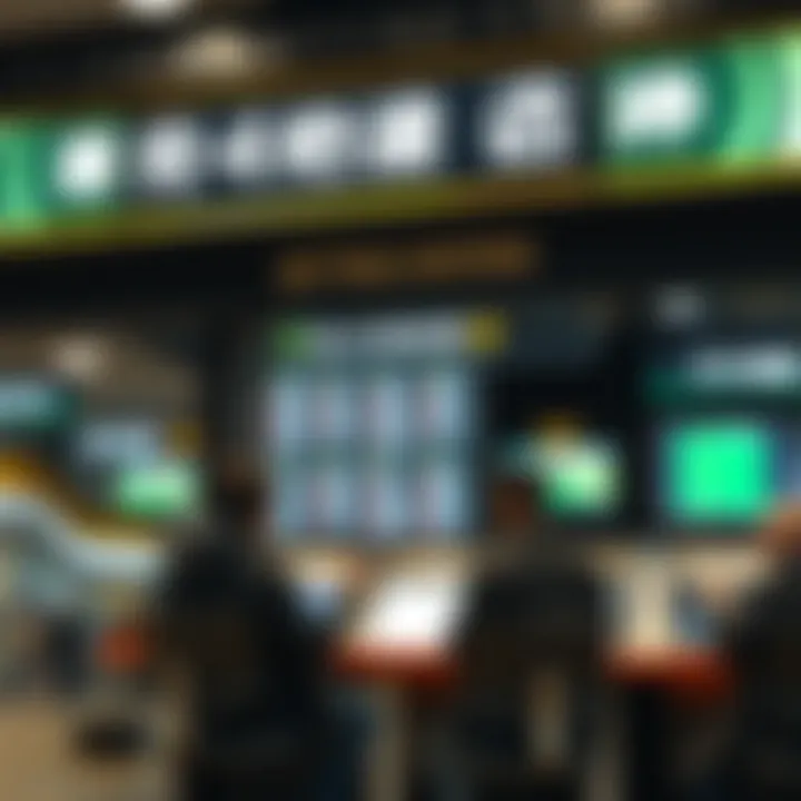 Conceptual visualization of betting centers and their significance