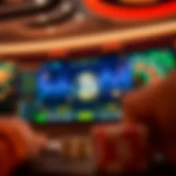 Visual representation of Bitcoin casino interface