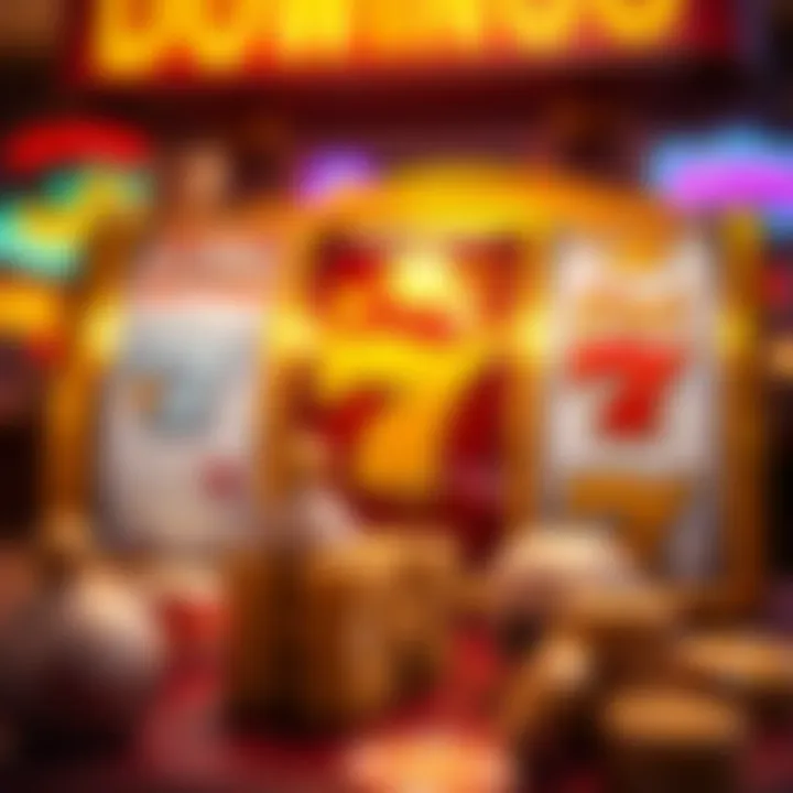 A captivating visual representation of bonus features and mechanics in slot games