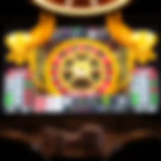 Visual representation of a digital casino interface