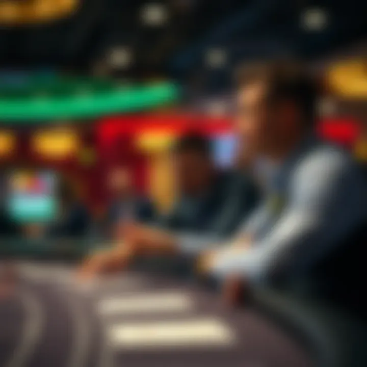 Decision-making in a casino environment