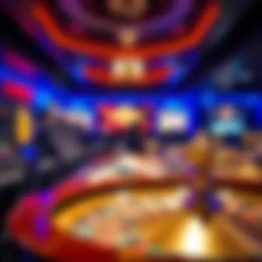 Diverse casino games selection