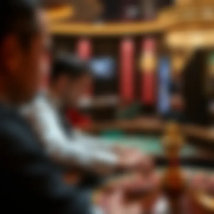 A player engaged in an immersive live roulette game with a dealer