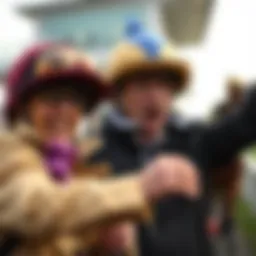 Thrilling Cheltenham race atmosphere