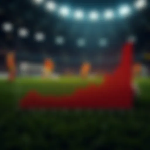 Graph illustrating the latest football betting trends