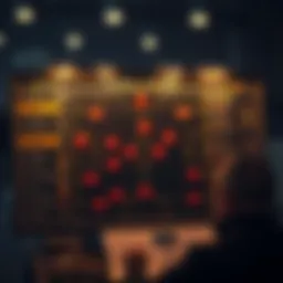 A tactical board displaying football strategies