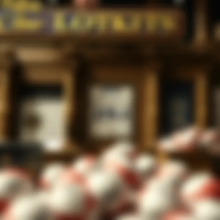 Historical illustration of the French lottery