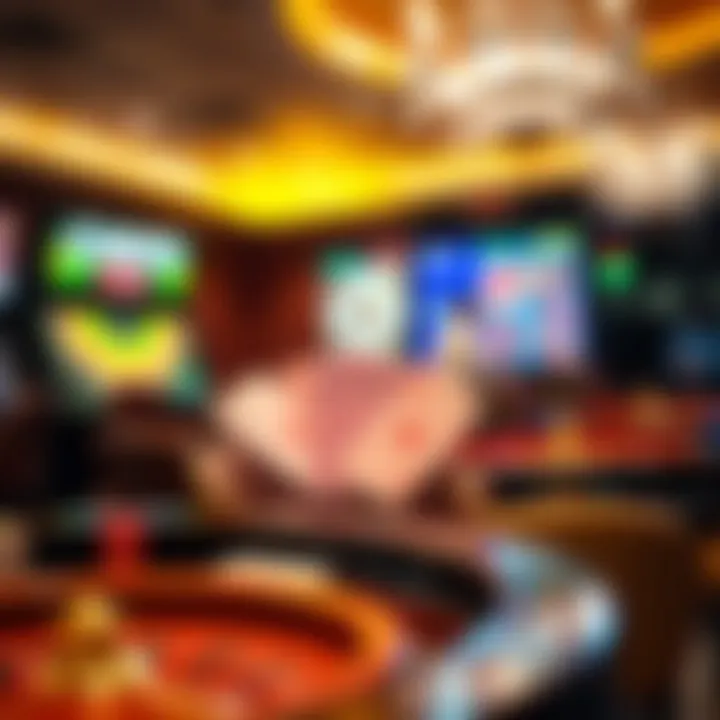 Visual representation of popular casino games enjoyed by users