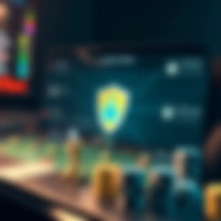 Infographic on safety measures in online gambling platforms