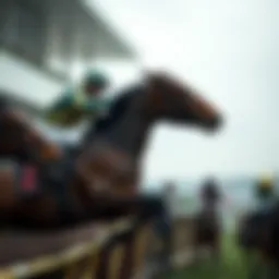 A historical depiction of the Grand National race