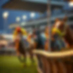 Horse racing event showcasing the excitement of betting