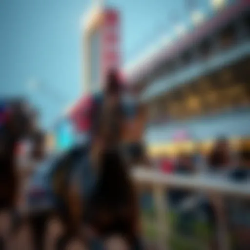 A captivating view of a horse racing event in Korea