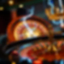 Intricate design of Lightning Roulette wheel