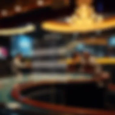 A strategic overlay showcasing betting options and odds in live baccarat.