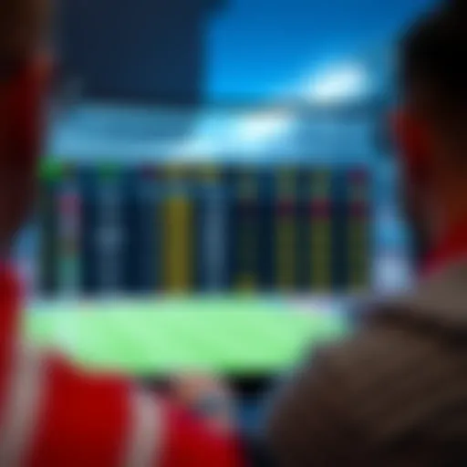 An engaging live betting interface showing real-time odds