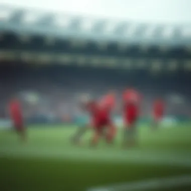 Tactical Mastery of Liverpool Liverpool's tactical formation illustrated during a decisive play.