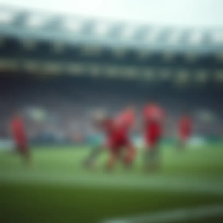 Tactical Mastery of Liverpool Liverpool's tactical formation illustrated during a decisive play.