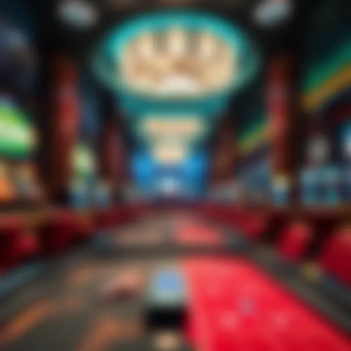 Modern gaming floor of the Monaco Casino illustrating contemporary casino culture