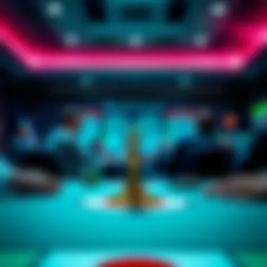 Graphical representation of monopoly strategies in gambling