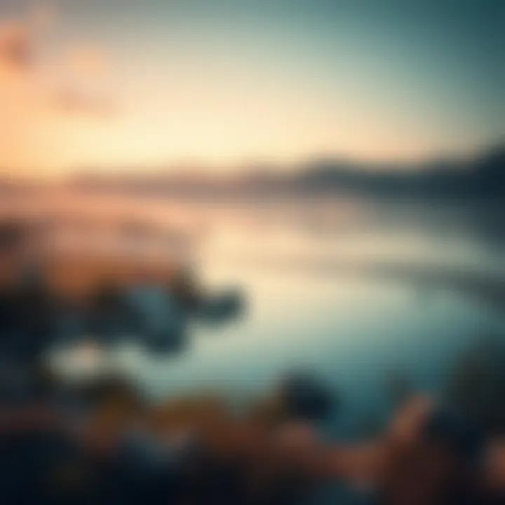 A serene landscape representing mental clarity