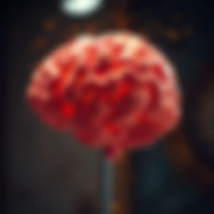 An abstract representation of positive mental reinforcement