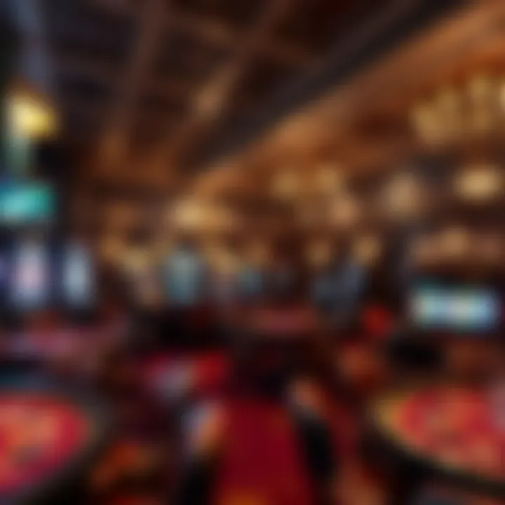 Classic casino interior showcasing vintage decor and atmosphere