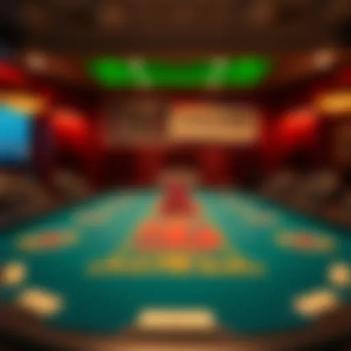 Omaha Poker table setup