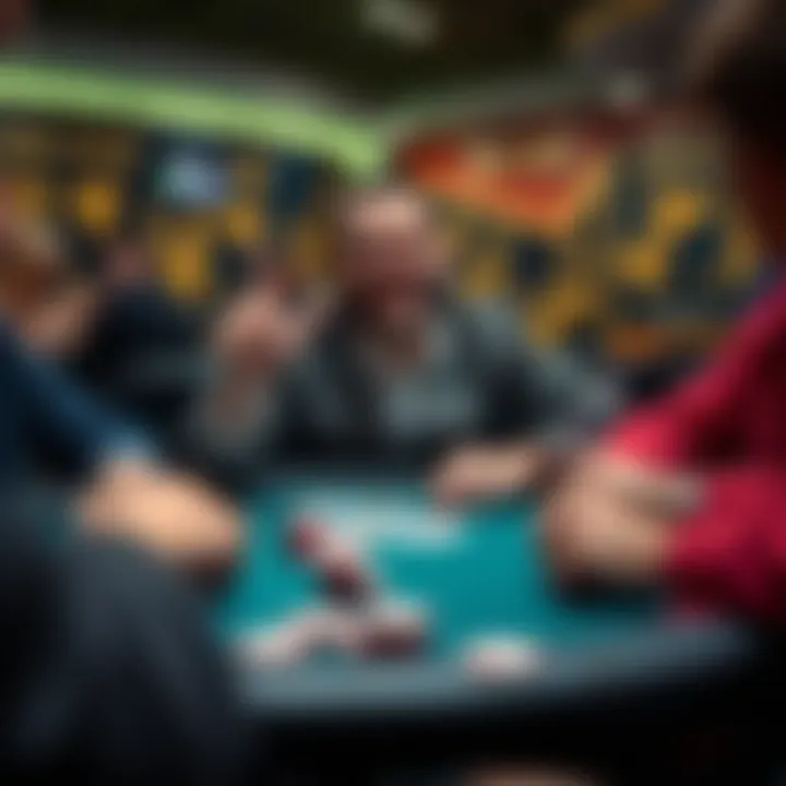 Triumphant Moment in Omaha Poker Winning hand in Omaha Poker