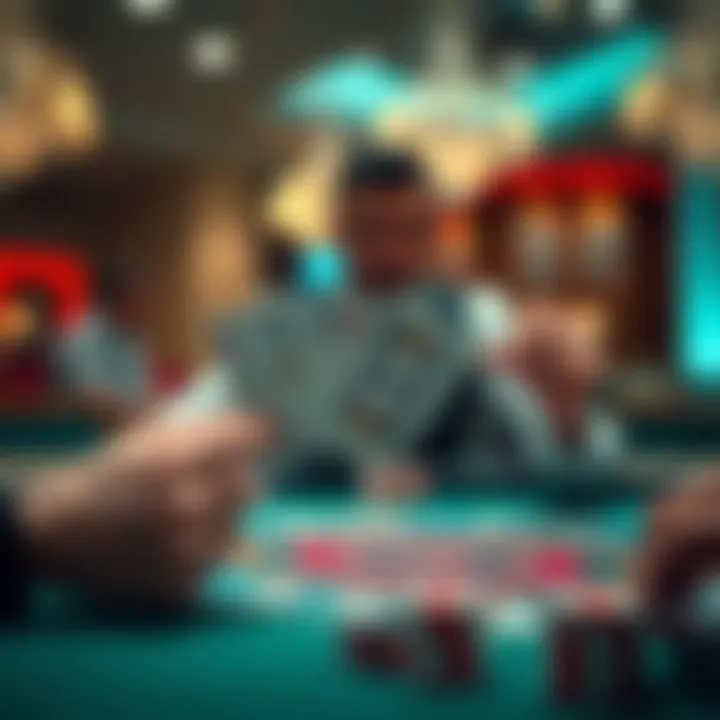 Strategic card playing in baccarat