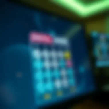 A digital bingo card displayed on a computer screen