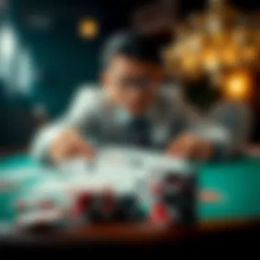 Understanding Risk Management Visual representation of risk management in blackjack