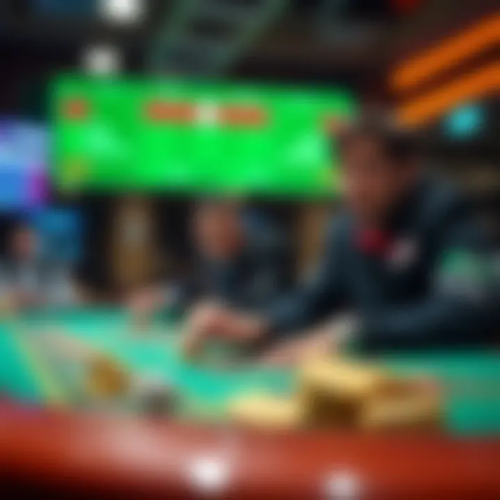 Strategic betting patterns in action