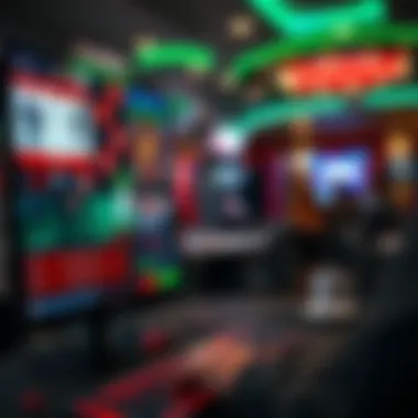 A sophisticated online casino interface