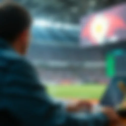 Conceptual representation of online sports betting