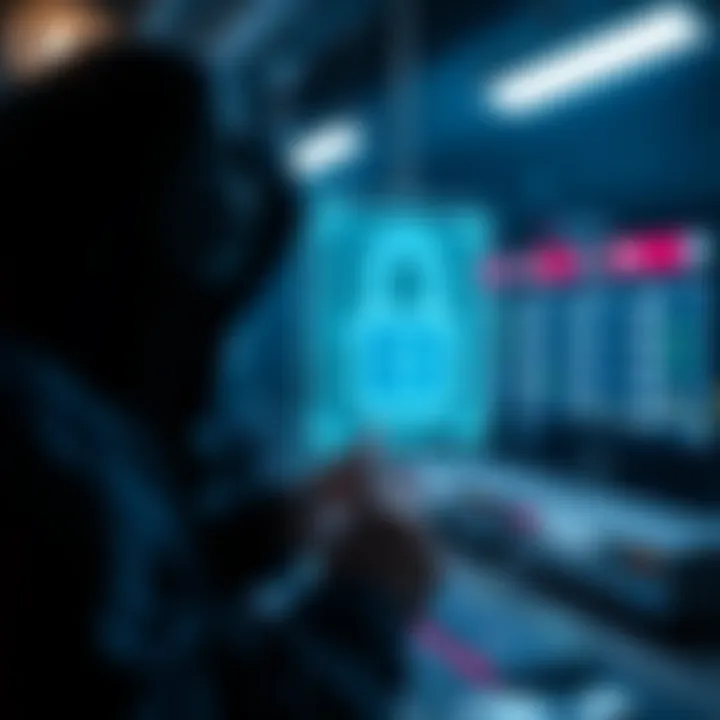 Ensuring Security in Online Betting A secure digital environment representing online betting security measures.