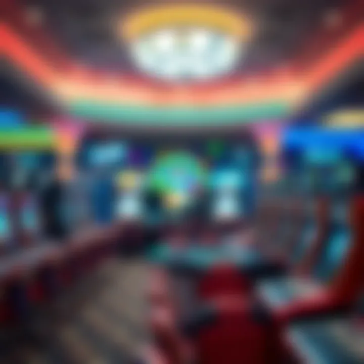 Diverse selection of games available