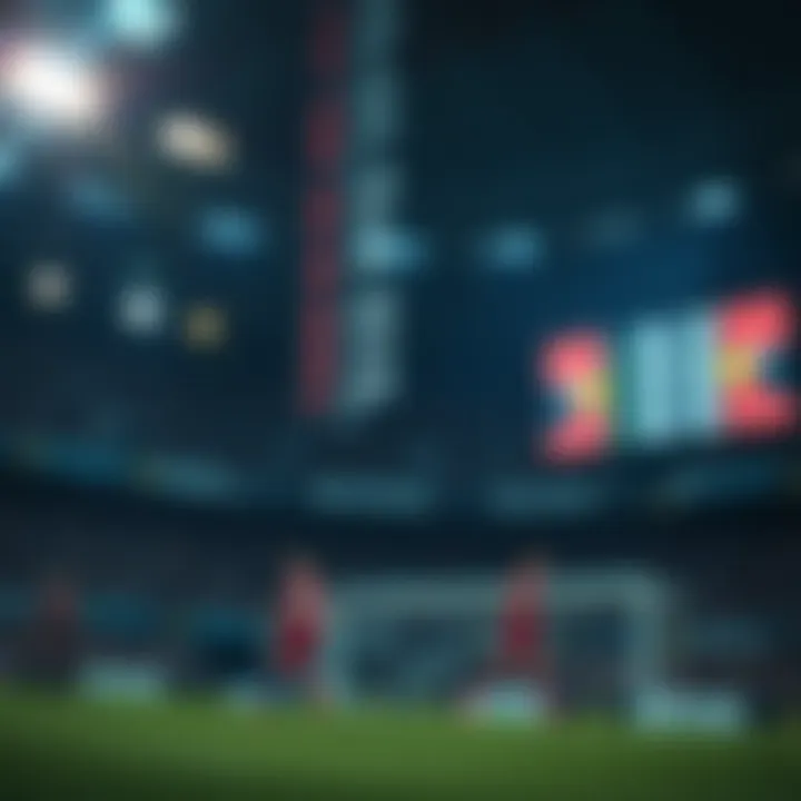 Visual representation of real-time betting odds dynamics