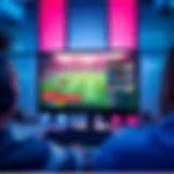 Dynamic sports event streaming interface