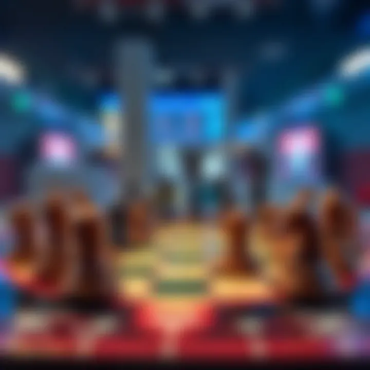 A strategic board game symbolizing smart betting strategies